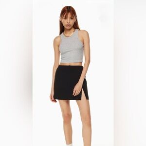 Aritzia Mini Skirt Black